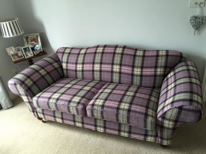 Beautiful wool sofa cover